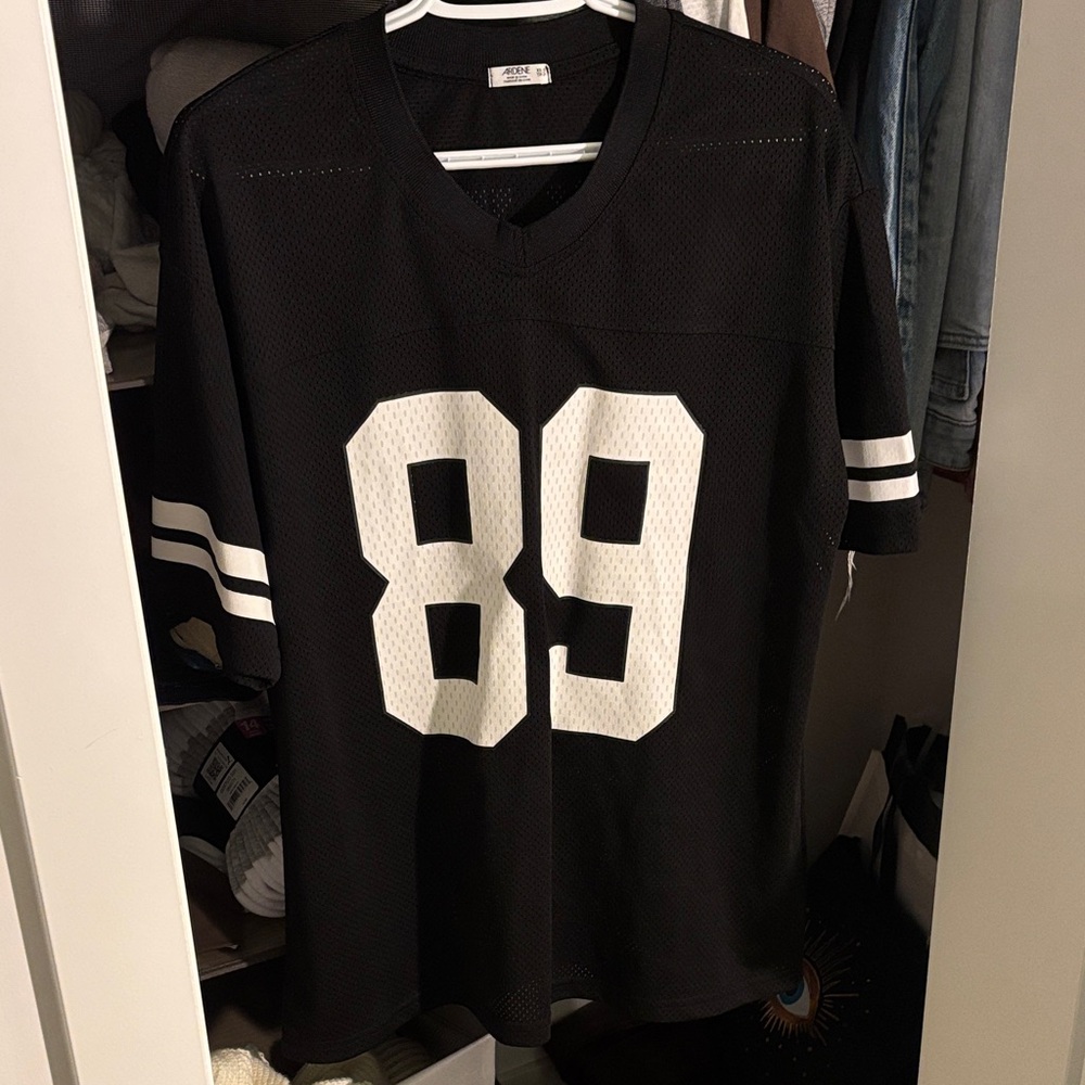 Ardene Black and White Jersey Top